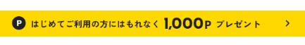 minikura公式サイトより はじめて限定もれなく1,000pt